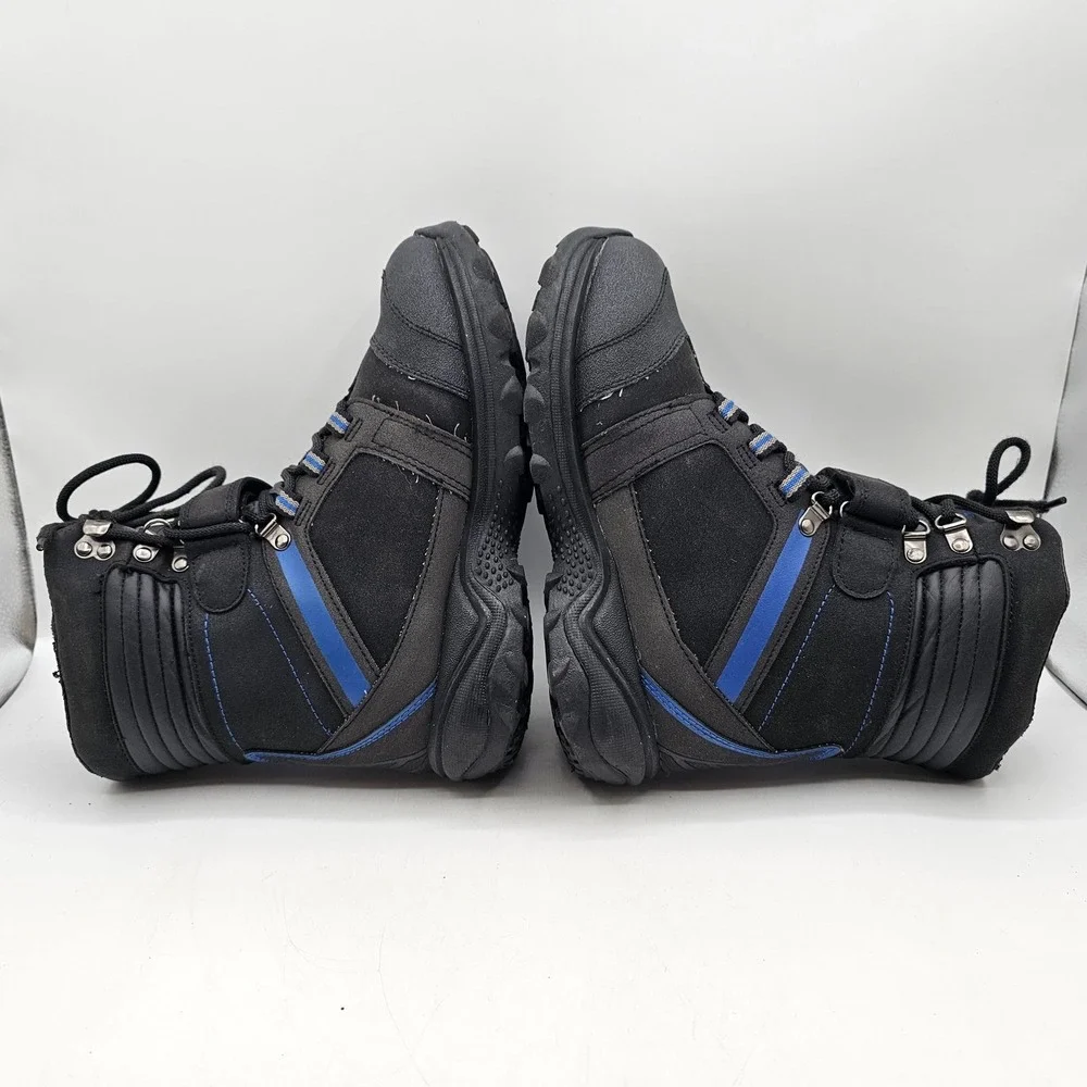 Airwalk Snow Boots Mens Size 7 Black Synthetic Insulated Winter Lace‎ Up Outdoor